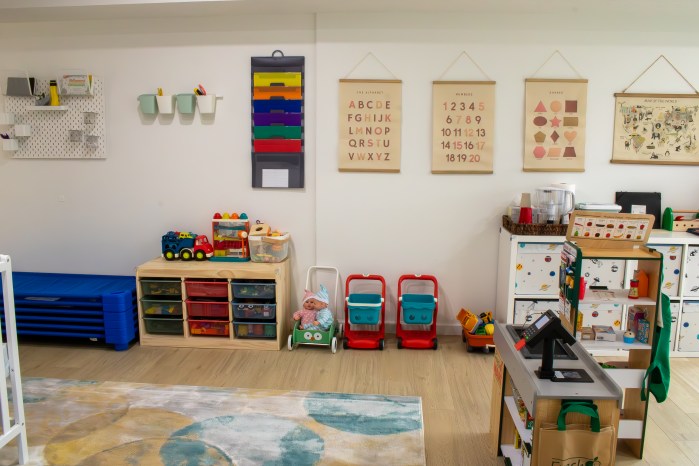 Alphabet and learning wall